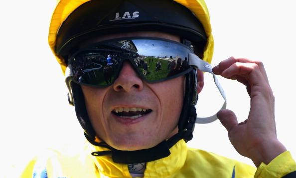 Jockey Jamie Spencer rides Intrude for the first time at Lingfield on Saturday